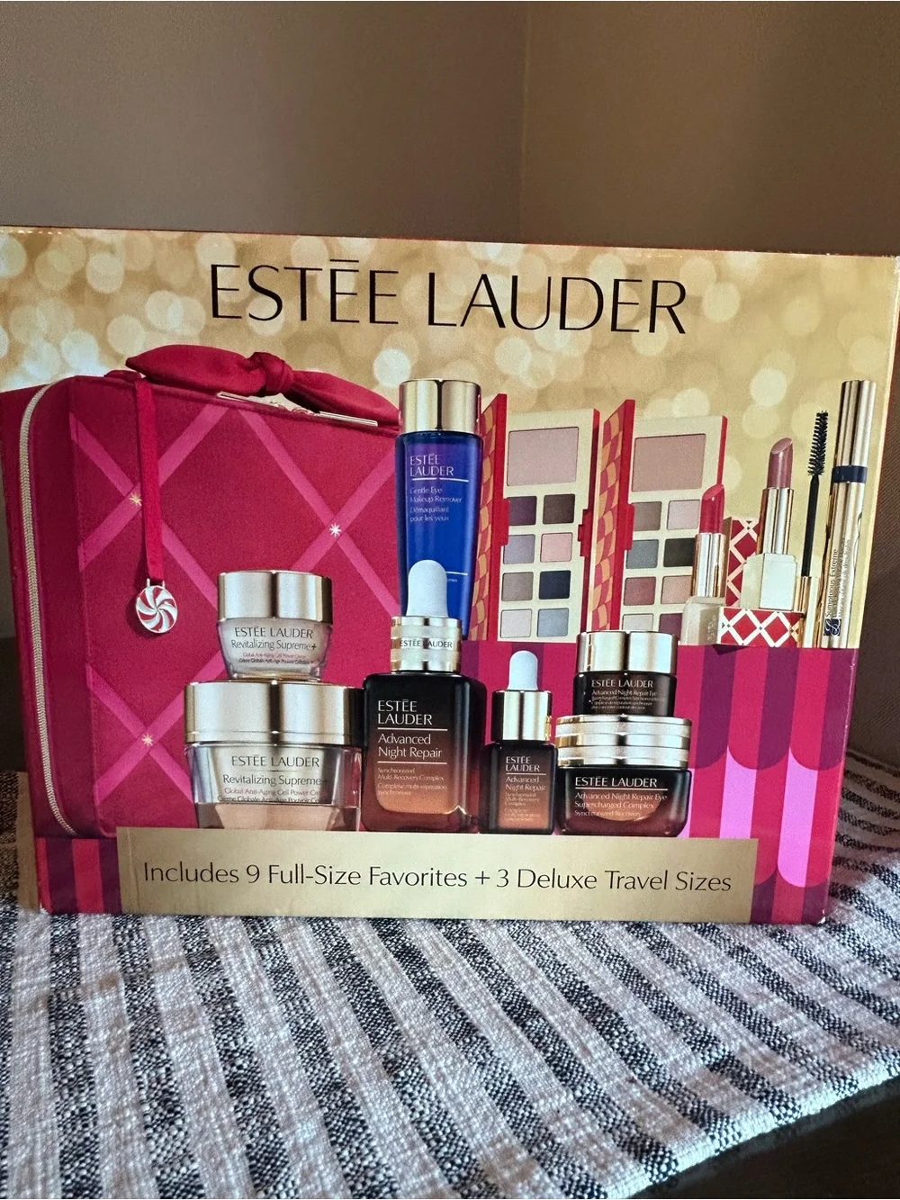 Estee Lauder Pink & Gold Holiday Makeup Eyeshadow Gift Set